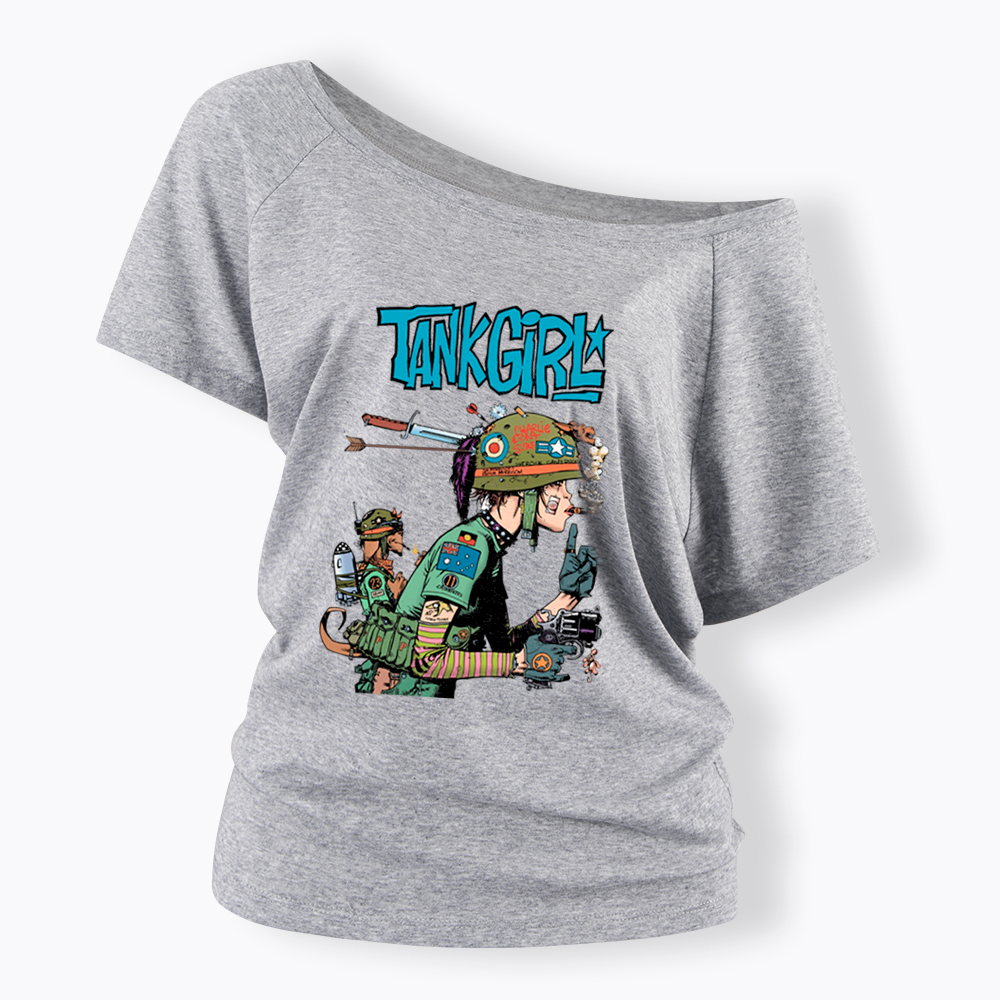 Punk Girl Off Shoulder T-Shirt