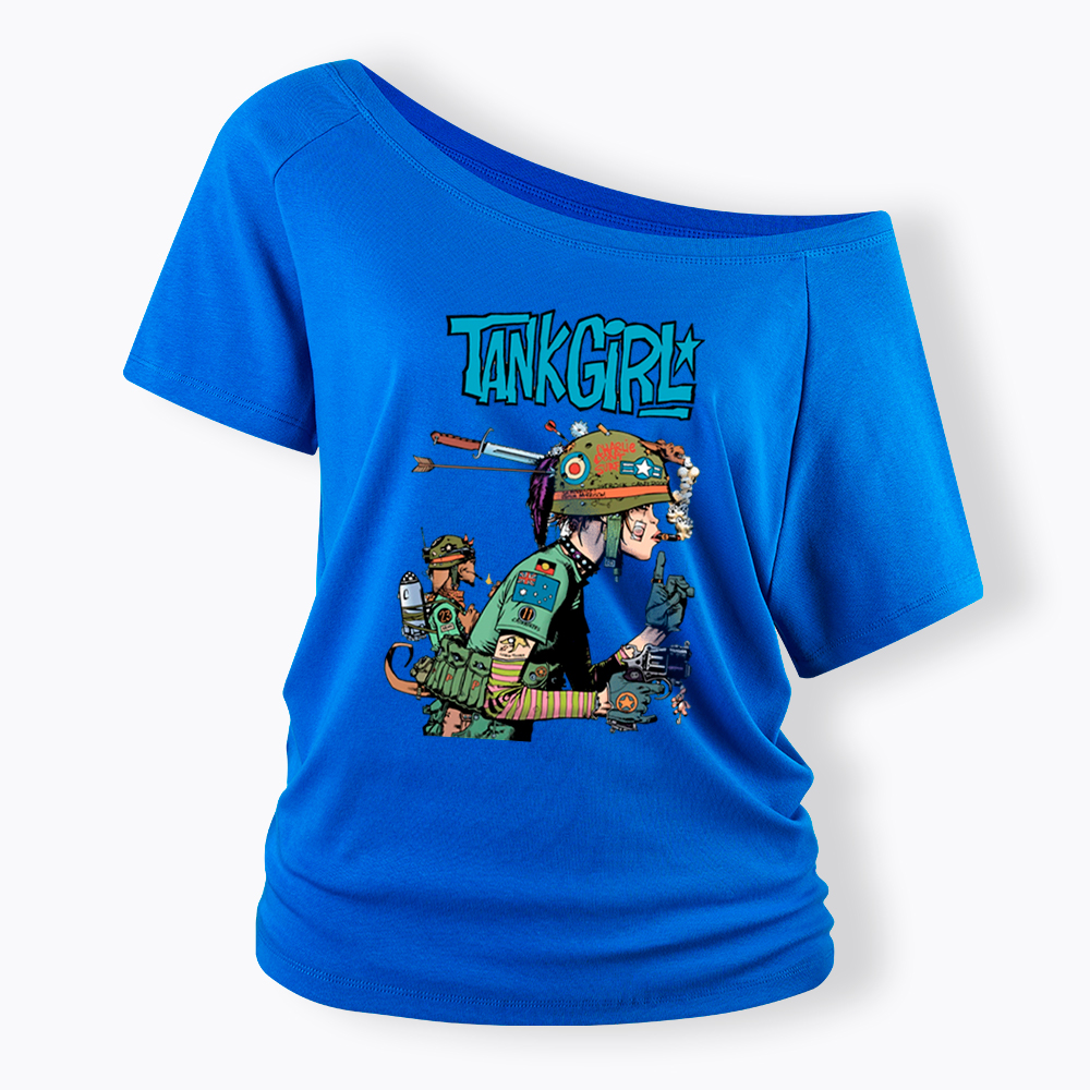 Punk Girl Off Shoulder T-Shirt