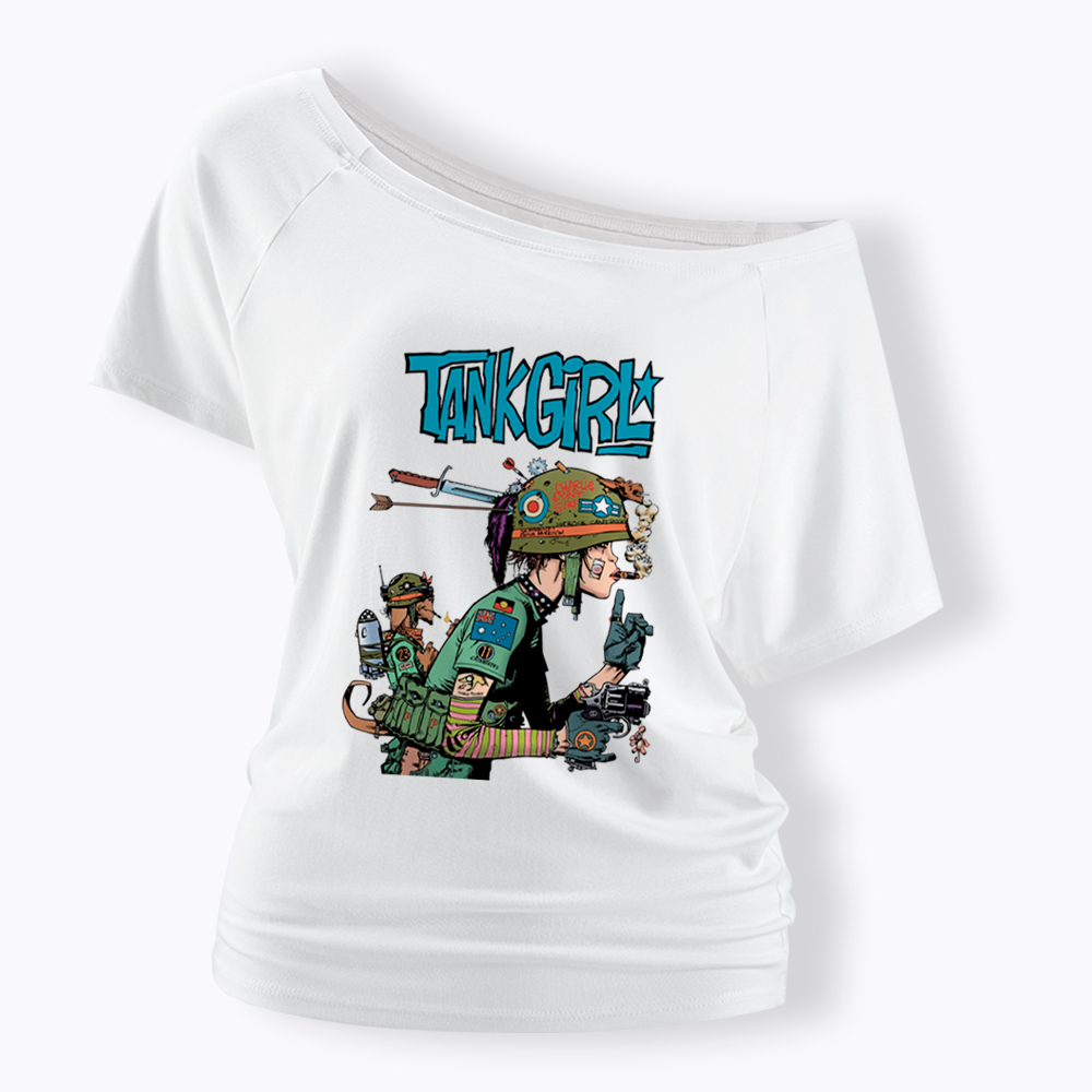 Punk Girl Off Shoulder T-Shirt