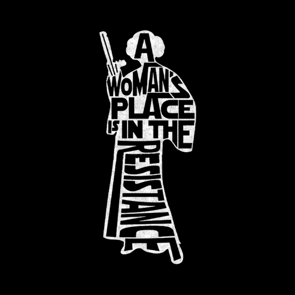 A Woman's Place is In The Resistance Cropped T-Shirt