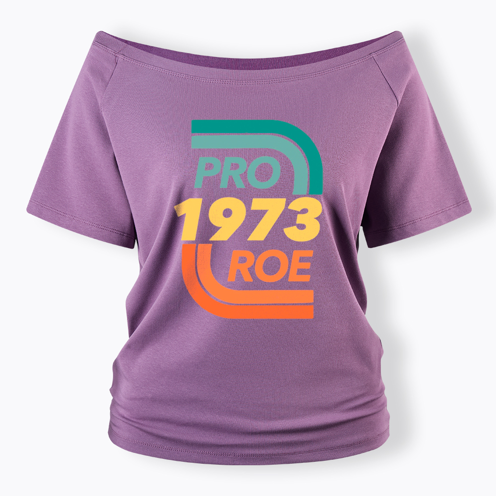 Pro Choice Off Shoulder T-Shirt