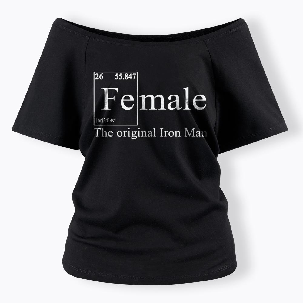 Geek Feminism Off Shoulder T-Shirt