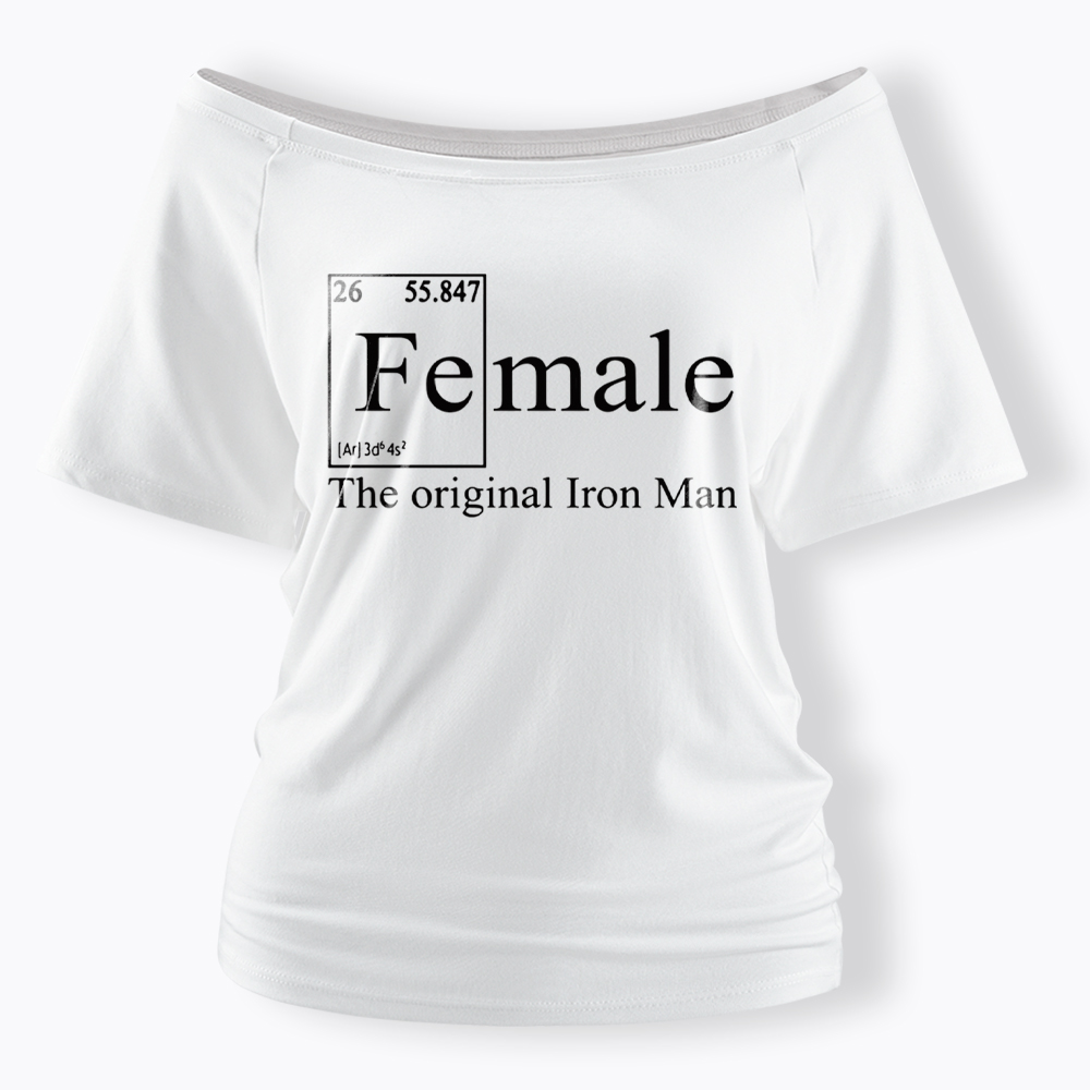 Geek Feminism Off Shoulder T-Shirt
