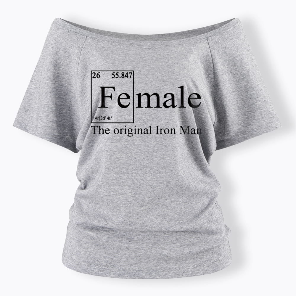 Geek Feminism Off Shoulder T-Shirt