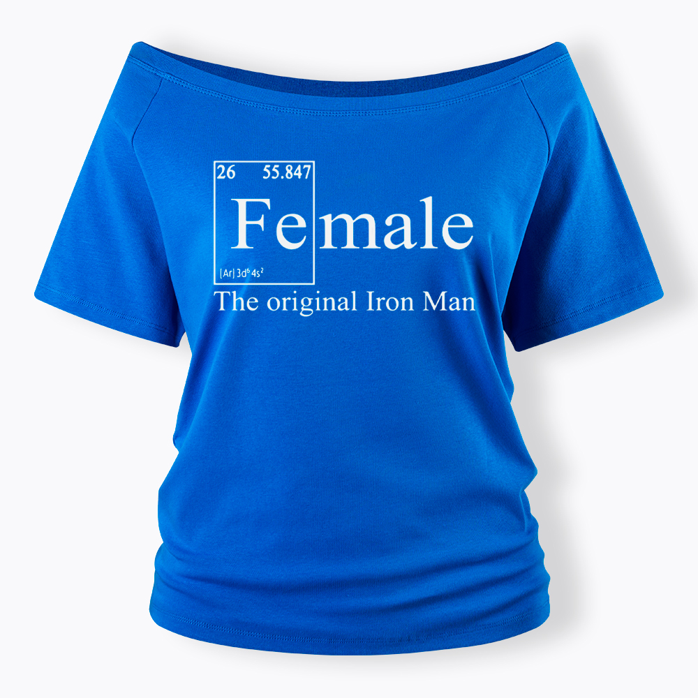 Geek Feminism Off Shoulder T-Shirt