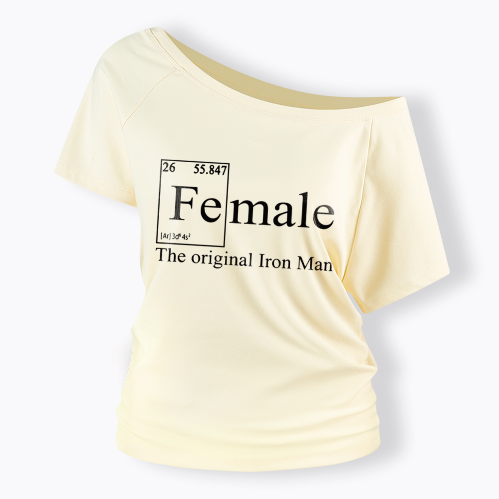 Geek Feminism Off Shoulder T-Shirt