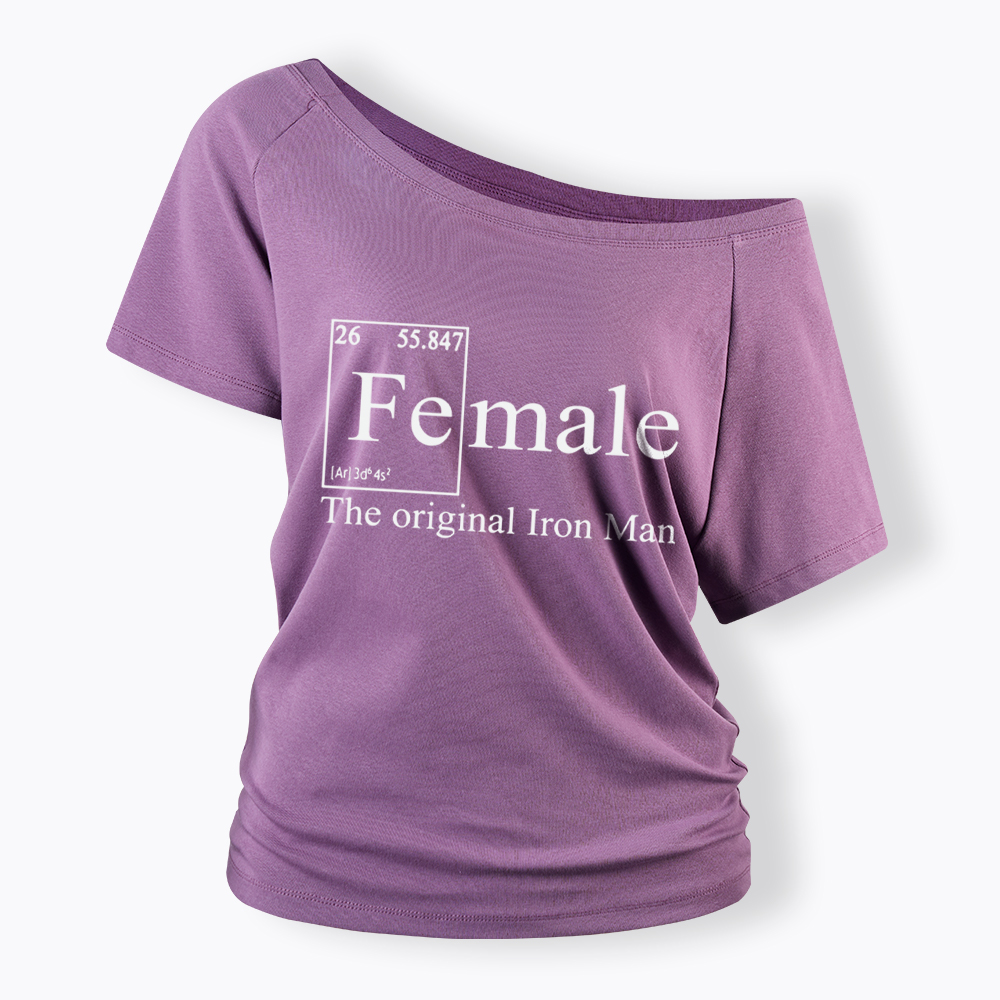 Geek Feminism Off Shoulder T-Shirt