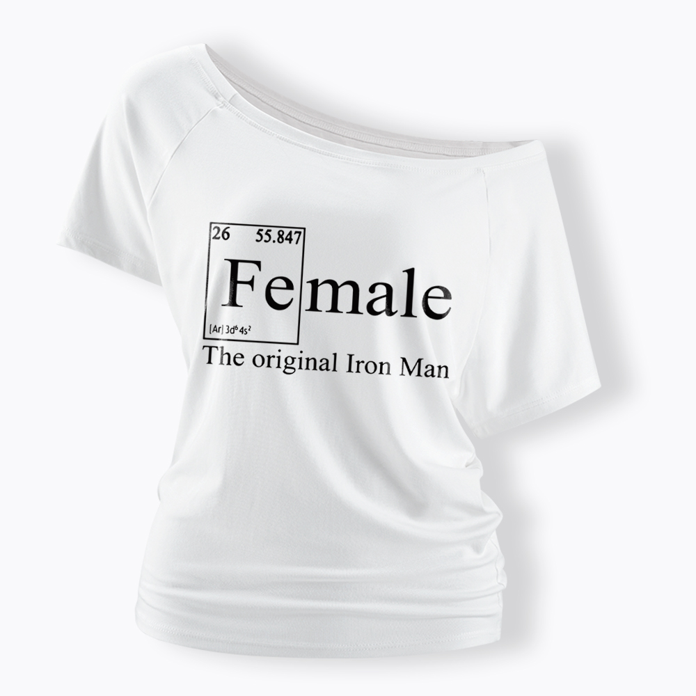 Geek Feminism Off Shoulder T-Shirt