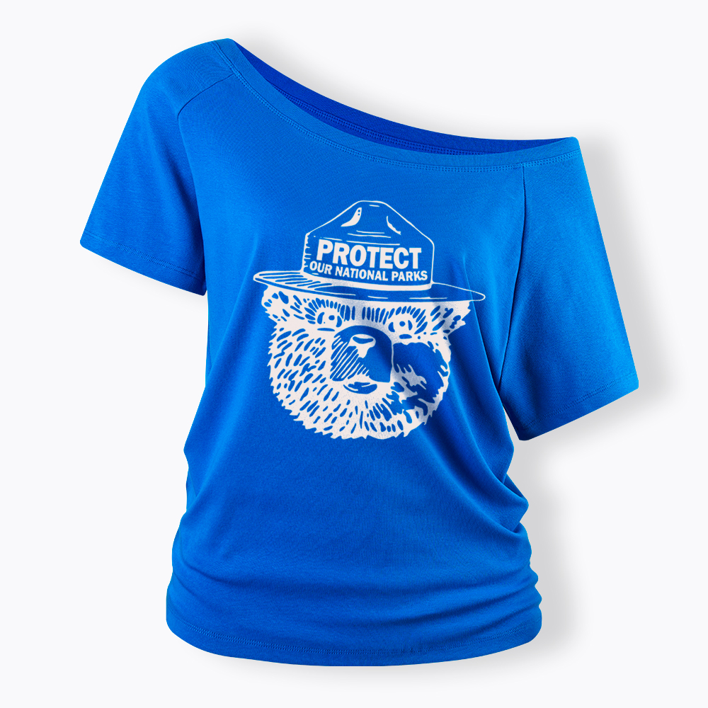 Protect Our Parks Off Shoulder T-Shirt