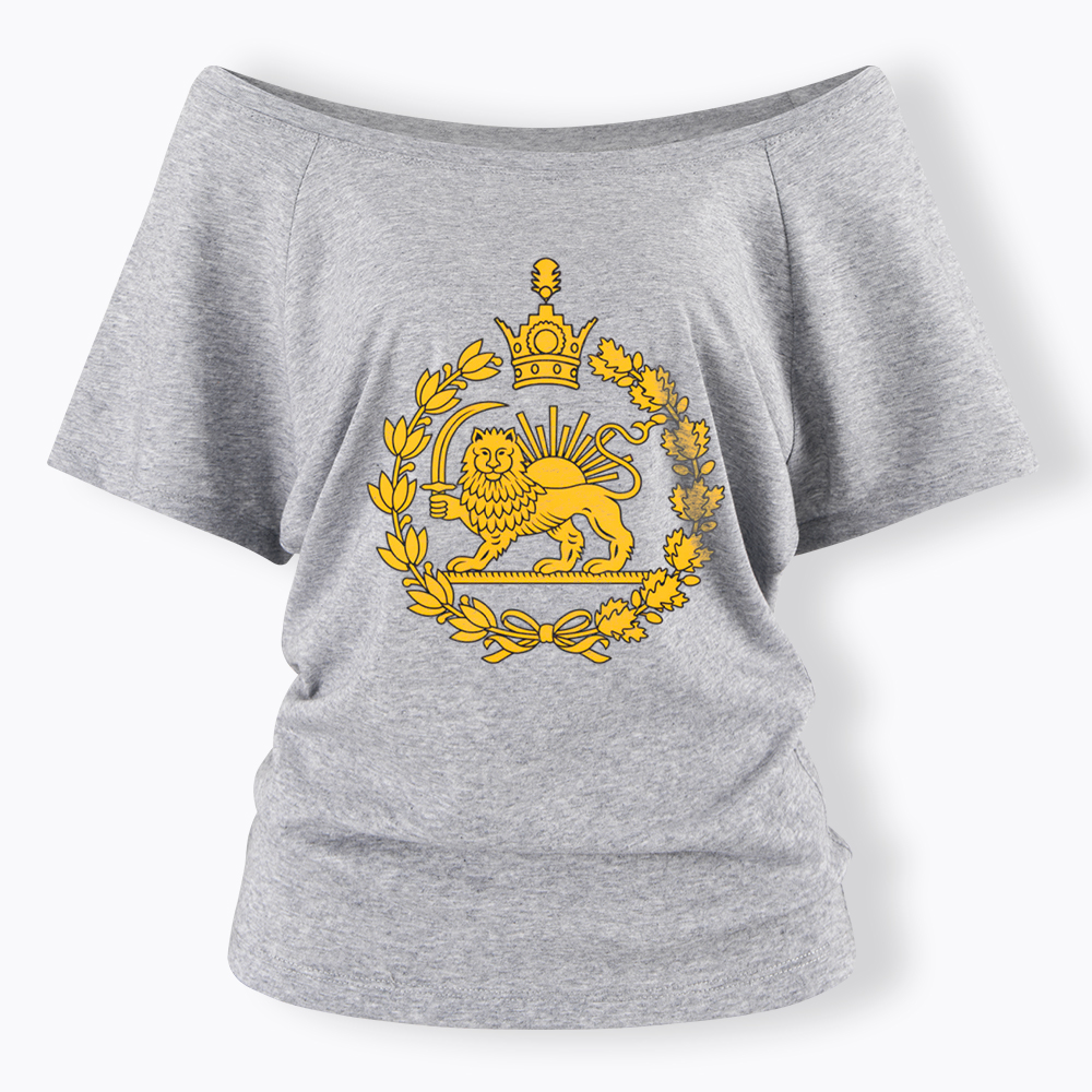 Lion and Sun Off Shoulder T-Shirt