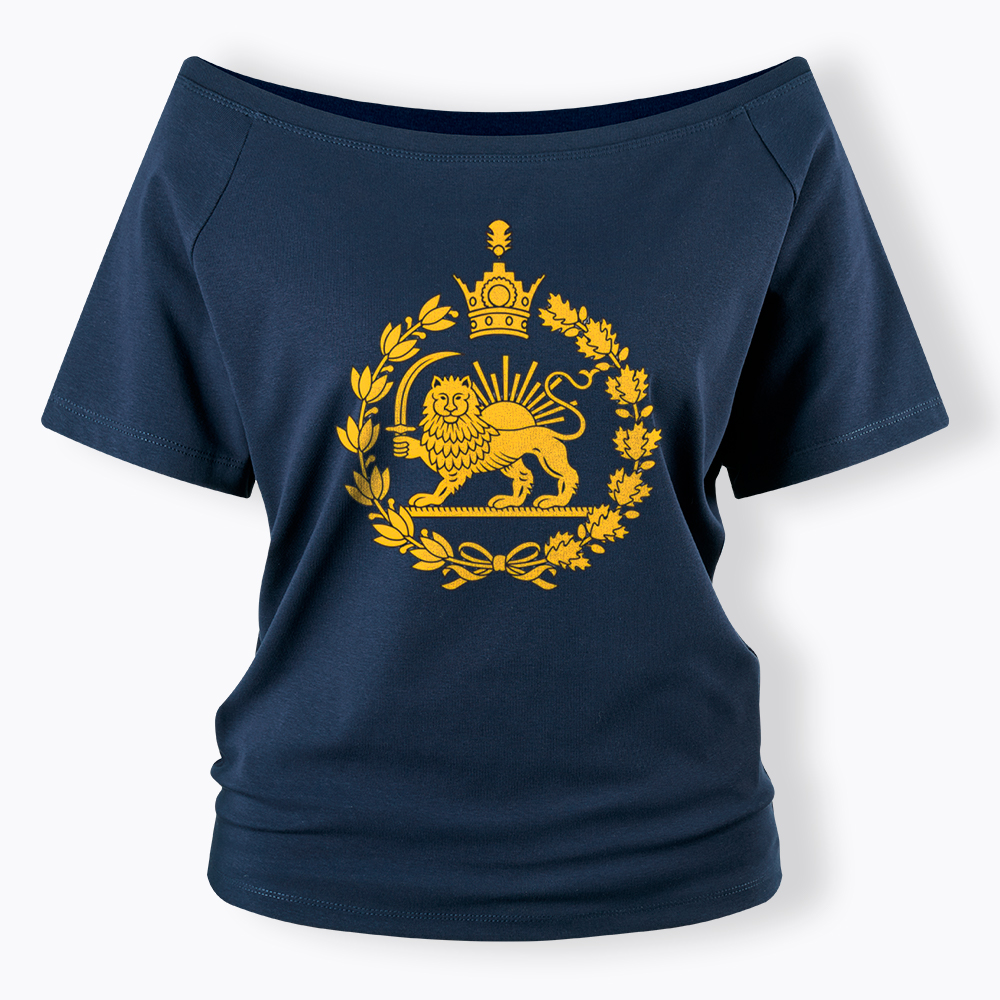 Lion and Sun Off Shoulder T-Shirt