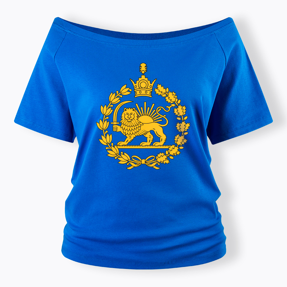 Lion and Sun Off Shoulder T-Shirt