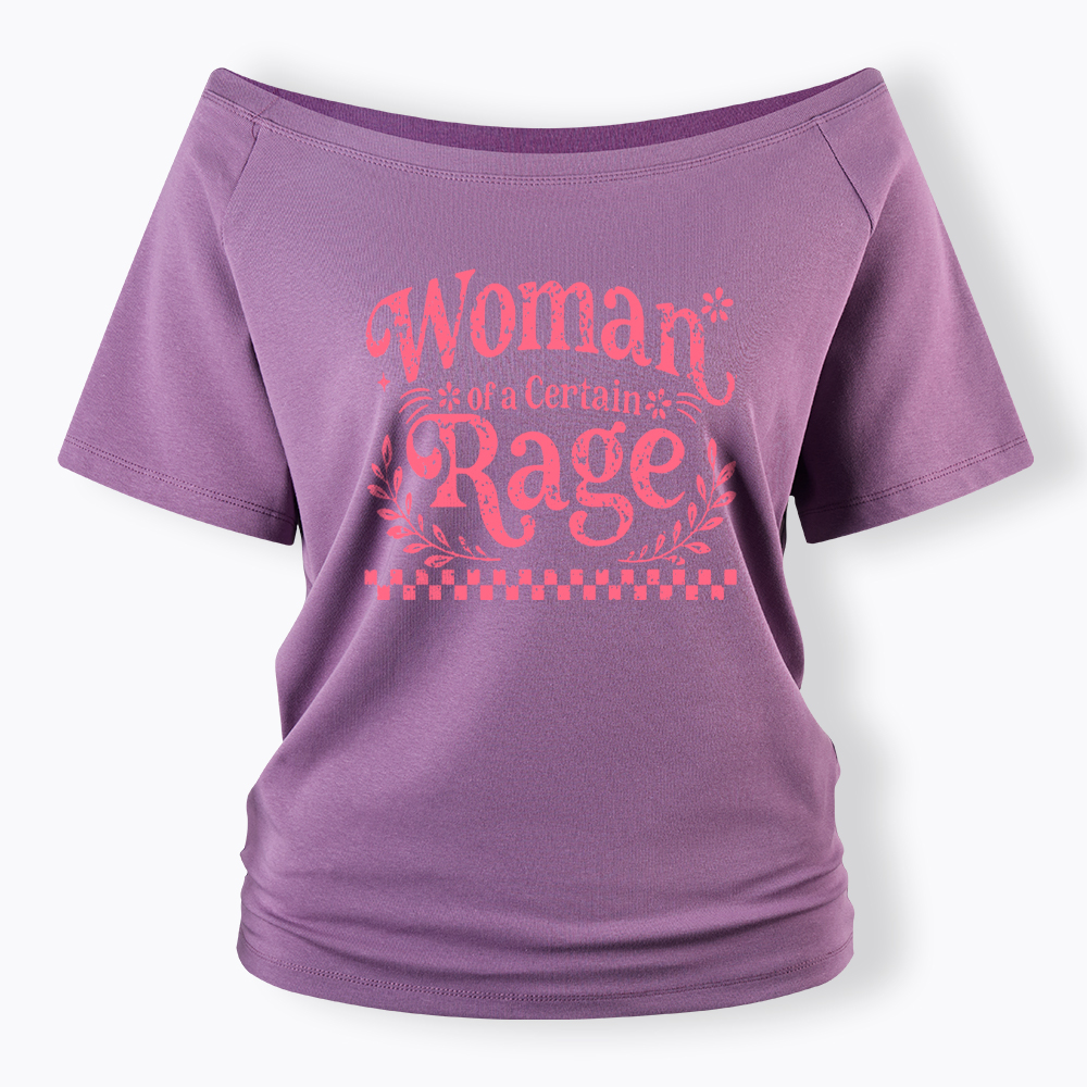 Woman of a Certain Rage Off Shoulder T-Shirt