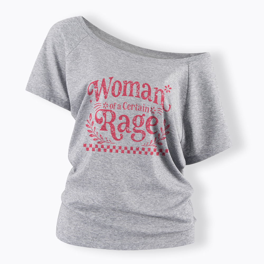 Woman of a Certain Rage Off Shoulder T-Shirt