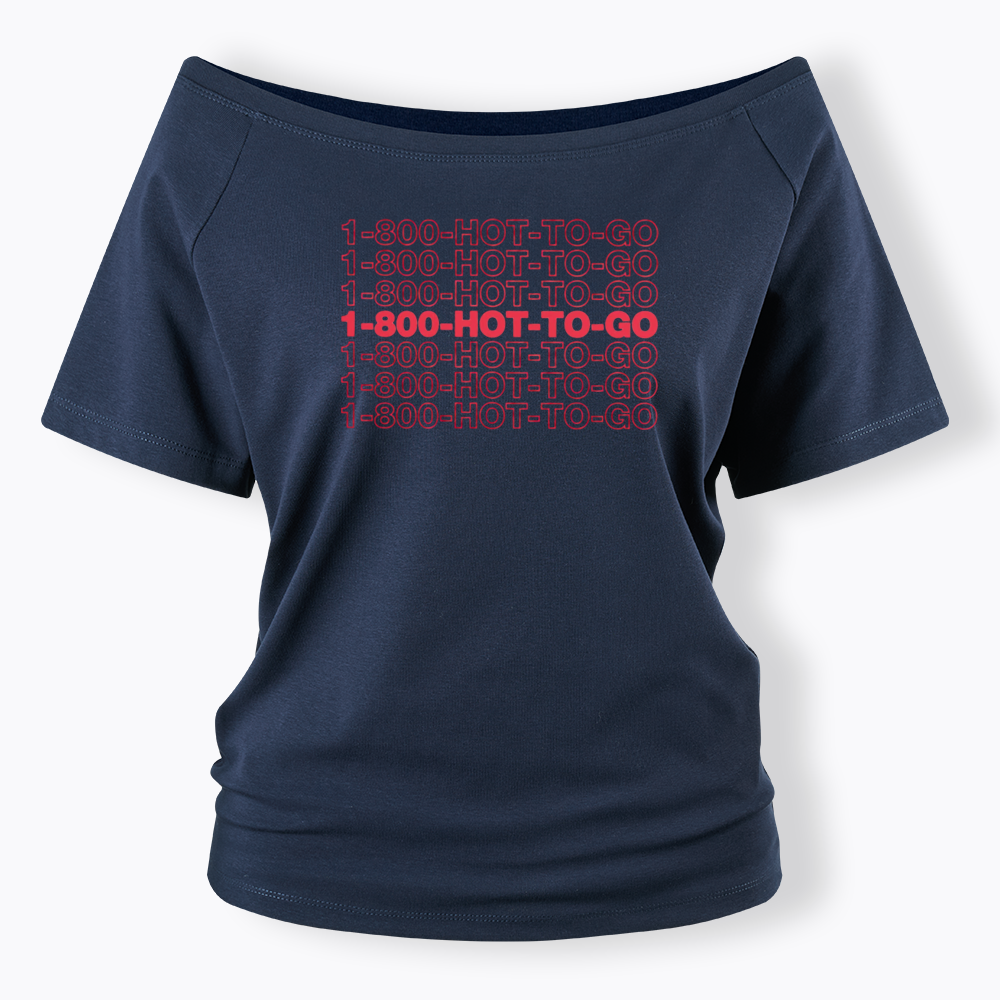 1800 Hot To Go Off Shoulder T-shirt