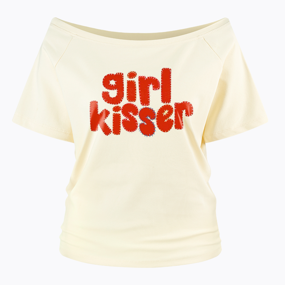 Girl Kisser Off Shoulder T-Shirt