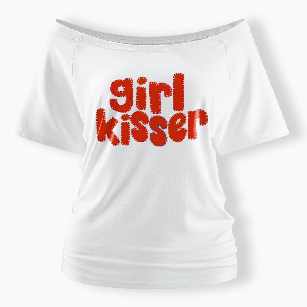 Girl Kisser Off Shoulder T-Shirt