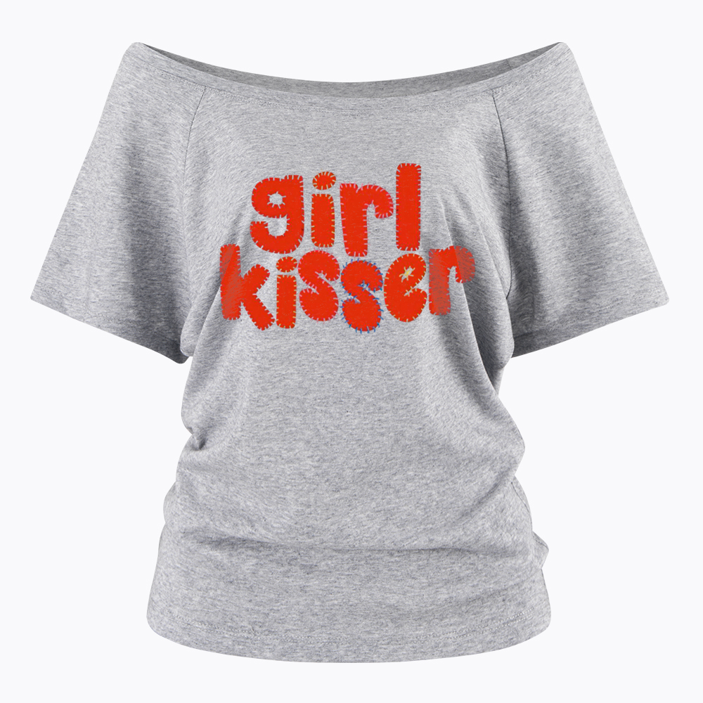 Girl Kisser Off Shoulder T-Shirt