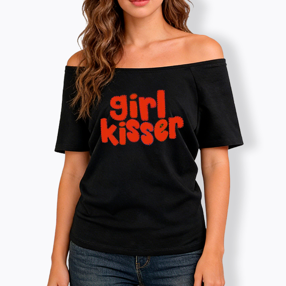 Girl Kisser Off Shoulder T-Shirt