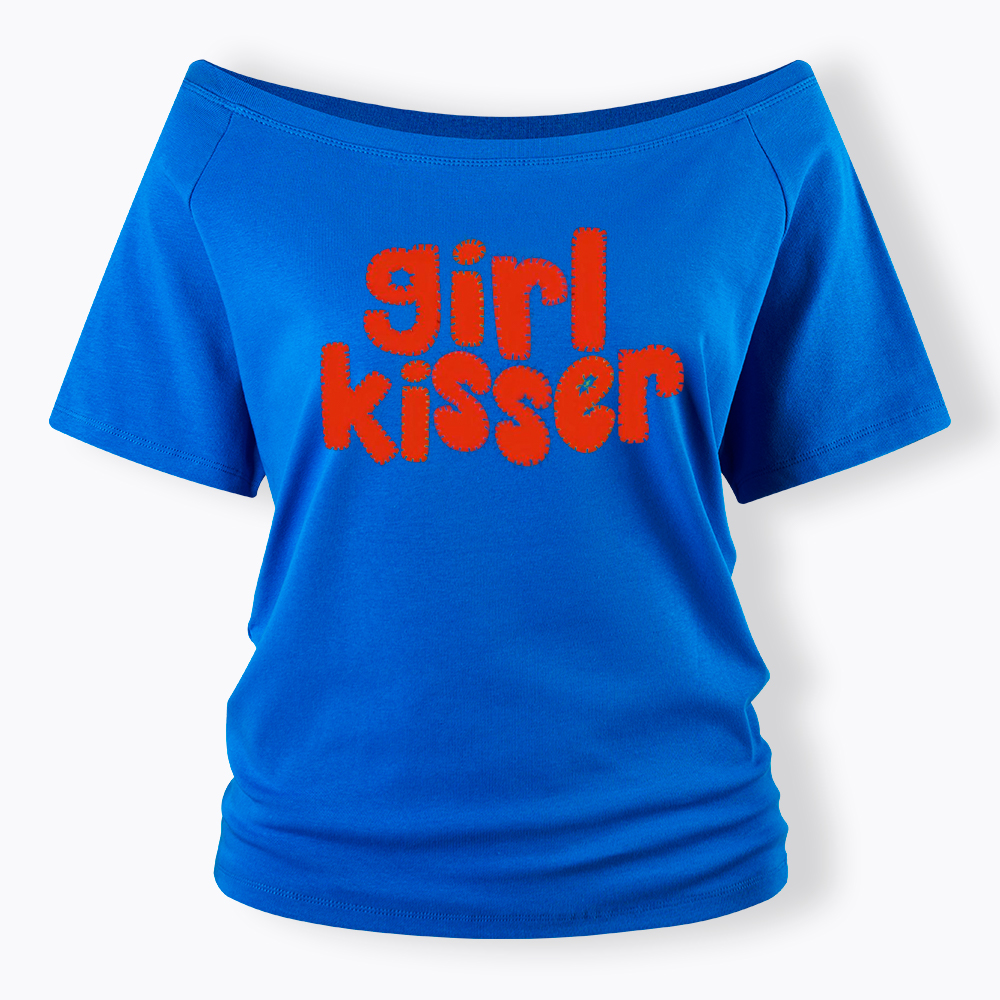Girl Kisser Off Shoulder T-Shirt