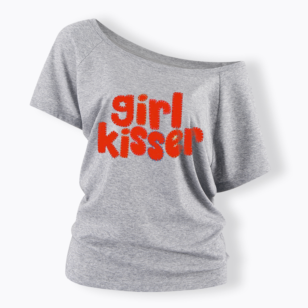 Girl Kisser Off Shoulder T-Shirt