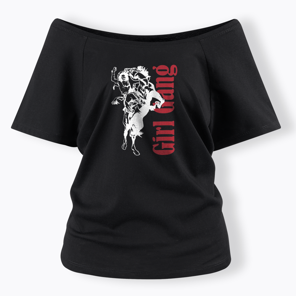 Girl Gang Off Shoulder T-shirt