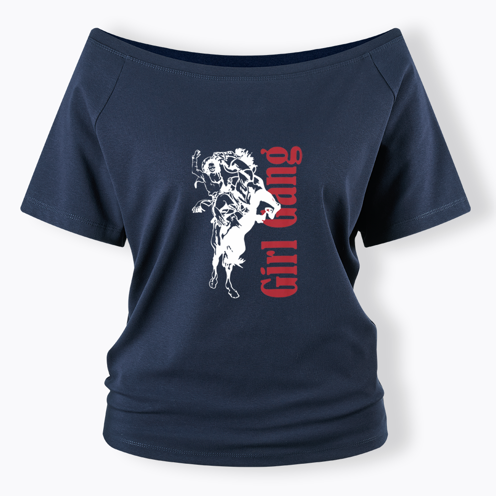 Girl Gang Off Shoulder T-shirt