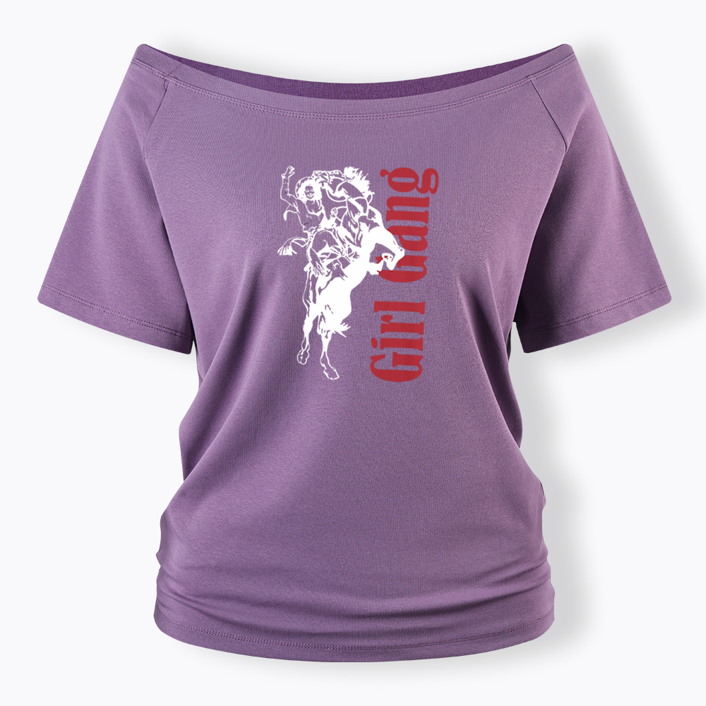 Girl Gang Off Shoulder T-shirt