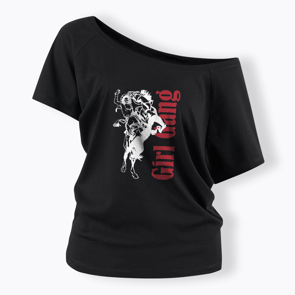 Girl Gang Off Shoulder T-shirt