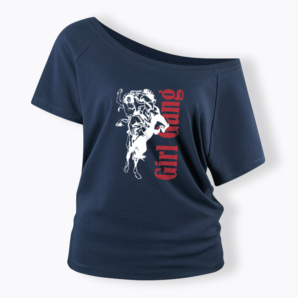 Girl Gang Off Shoulder T-shirt