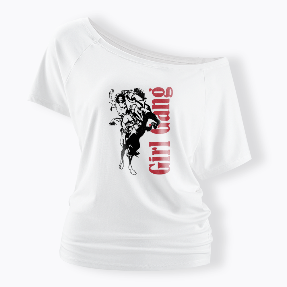 Girl Gang Off Shoulder T-shirt