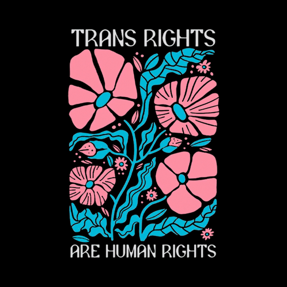 Trans Rights Are Human Rights Cropped T-Shirt