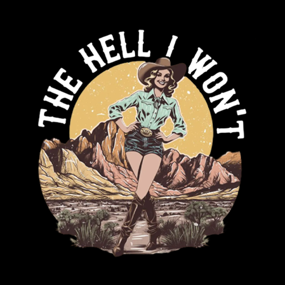The Hell I Won't Off Shoulder T-shirt