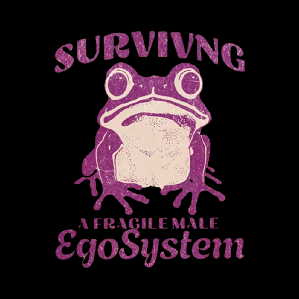 Surviving a Fragile Male EgoSystem Cropped T-Shirt