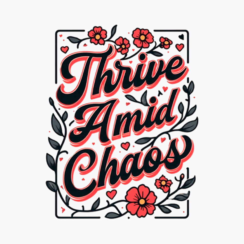 Thrive Amid Chaos Cropped T-Shirt