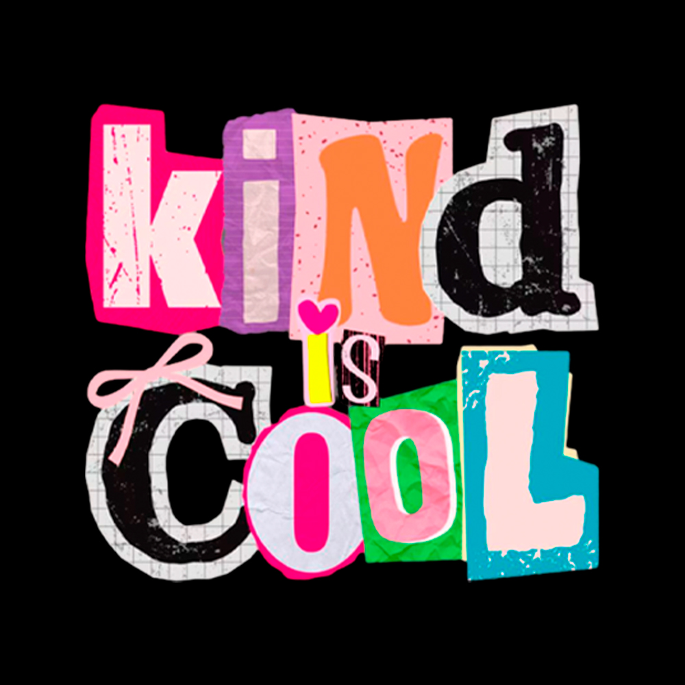 Be Kind Hand Drawn Motivational Cropped T-Shirt