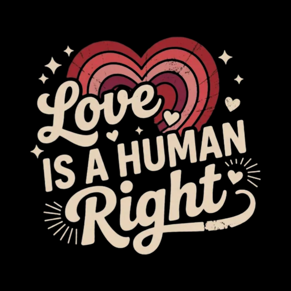 Love Is A Human Right Off Shoulder T-shirt