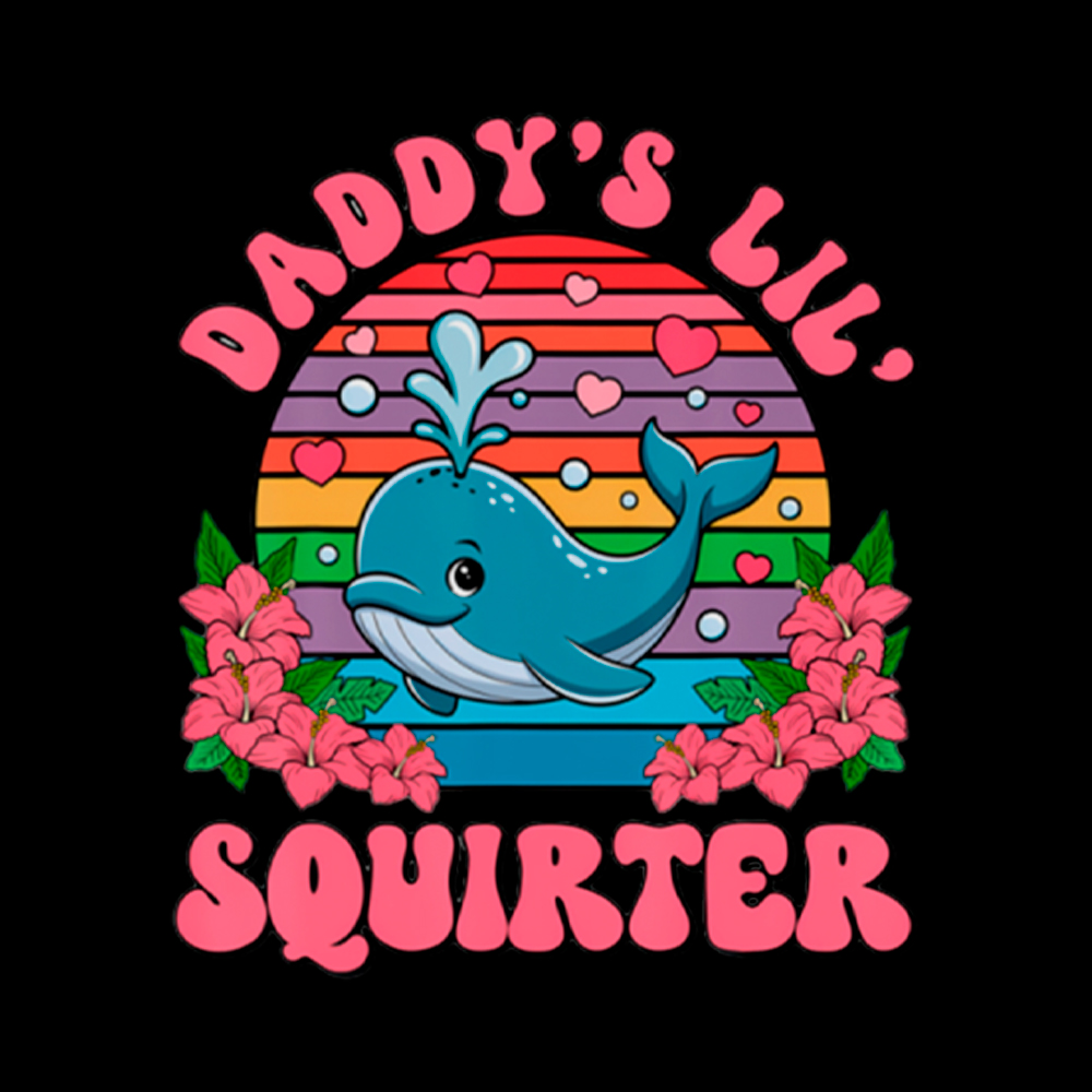 Daddy's Lil Squirter Embarrassing Off Shoulder T-Shirt