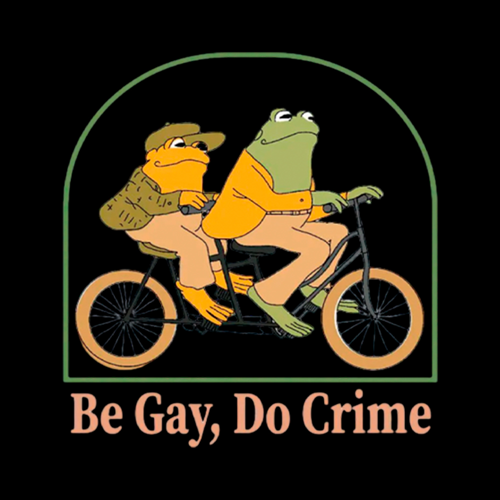 Be Gay Do Crime Funny Off Shoulder T-Shirt