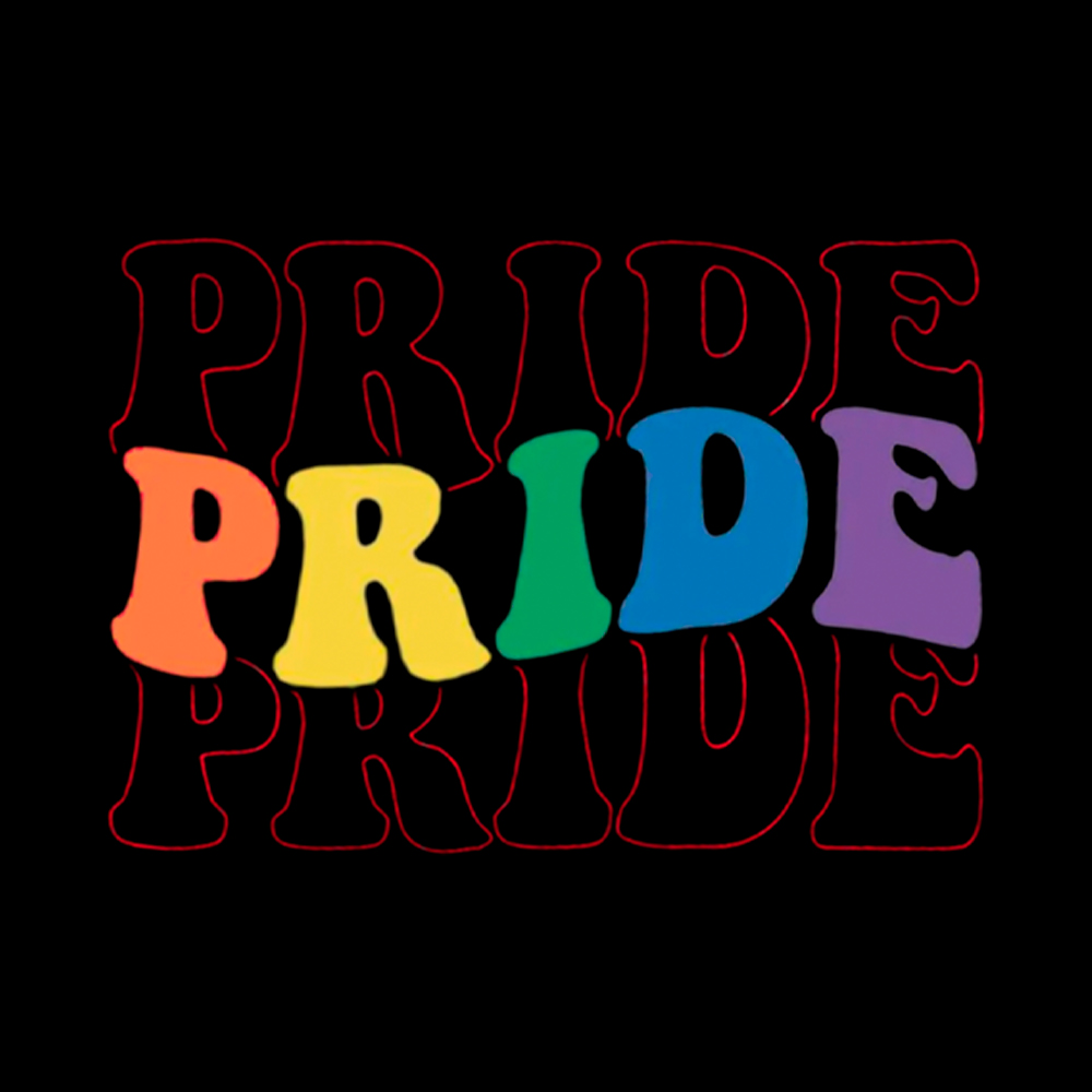 Groovy Pride Month Off Shoulder T-Shirt