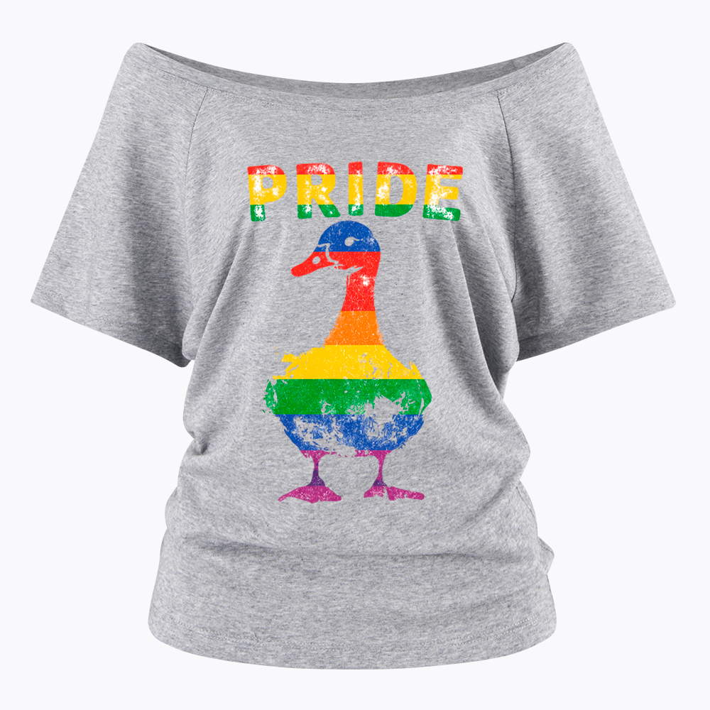 Pride Goose Off Shoulder T-Shirt