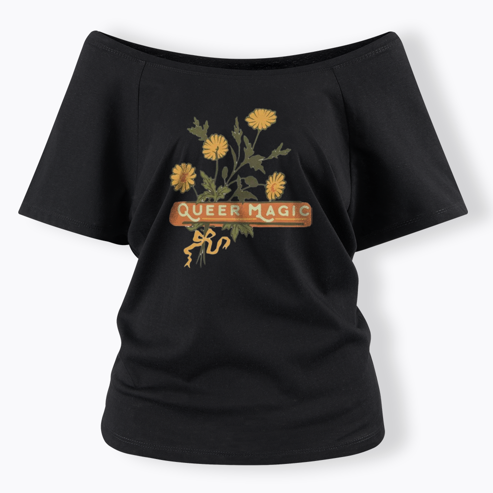 Queer Magic Off Shoulder T-shirt