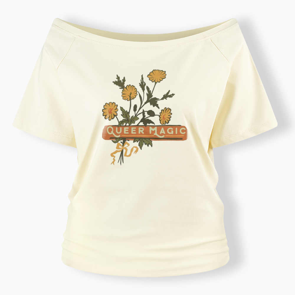 Queer Magic Off Shoulder T-shirt