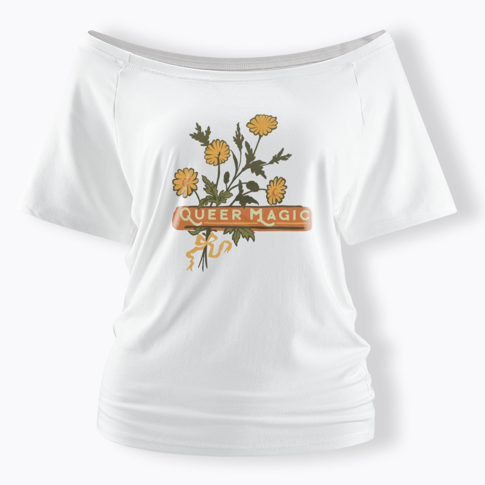 Queer Magic Off Shoulder T-shirt
