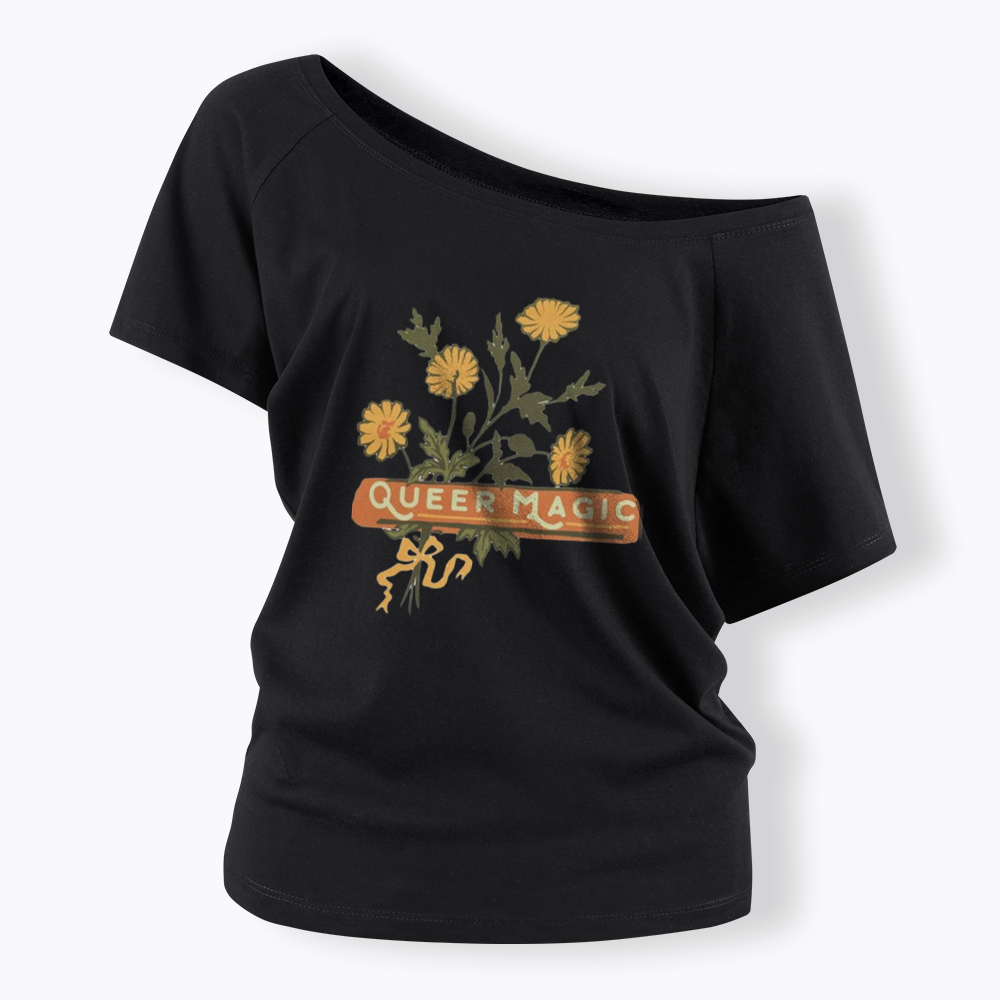 Queer Magic Off Shoulder T-shirt