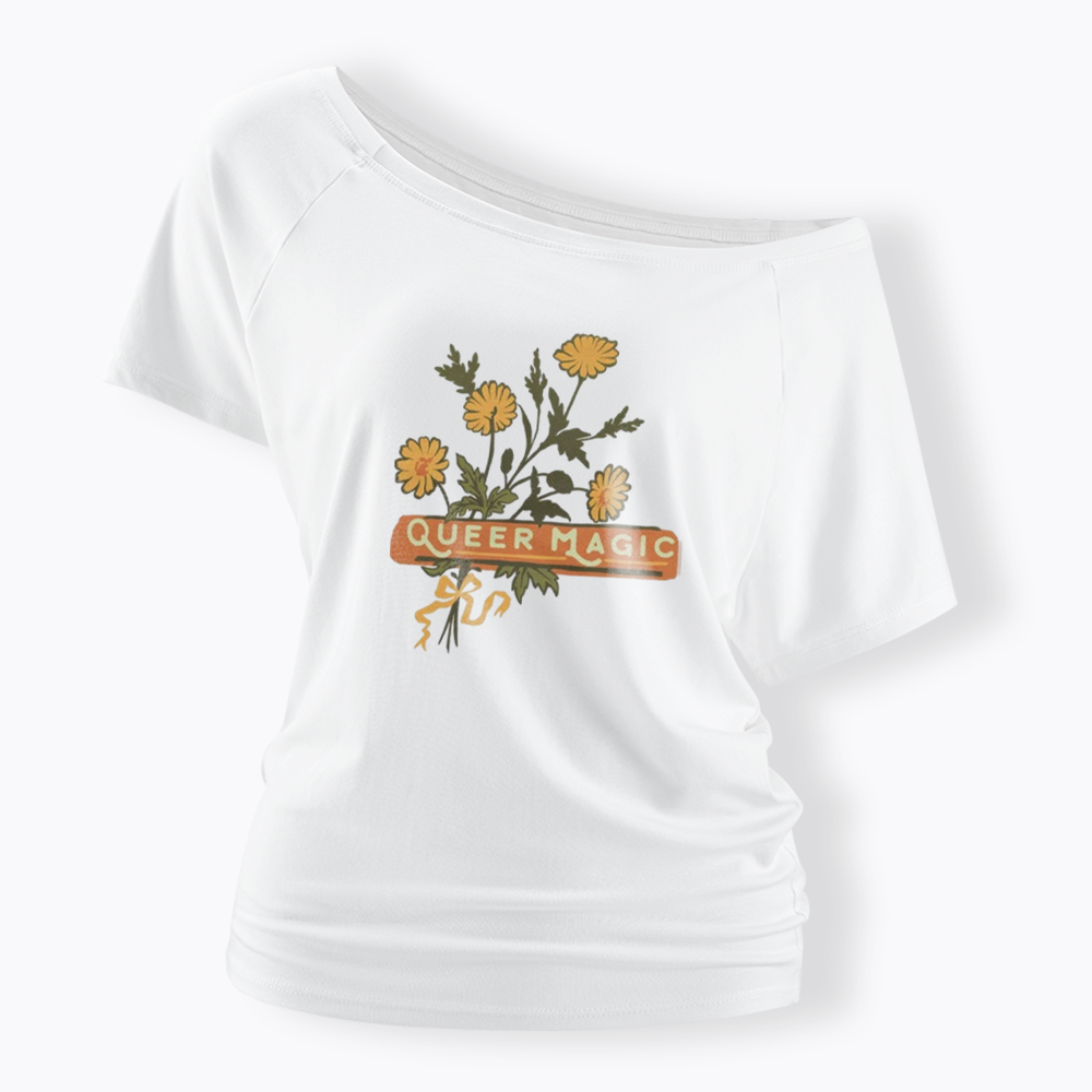 Queer Magic Off Shoulder T-shirt
