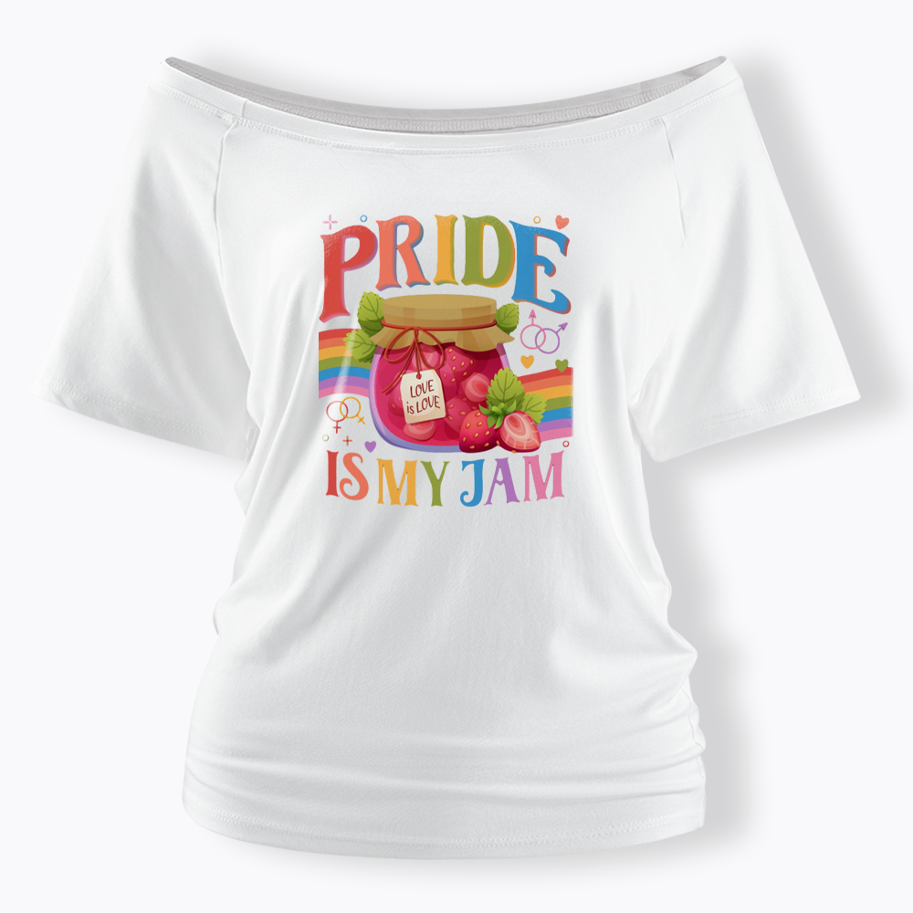 Pride Is My Jam Off Shoulder T-shirt