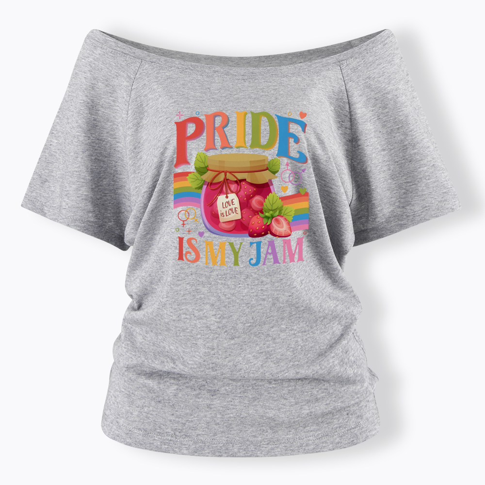 Pride Is My Jam Off Shoulder T-shirt