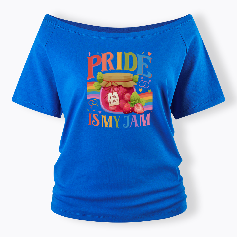 Pride Is My Jam Off Shoulder T-shirt
