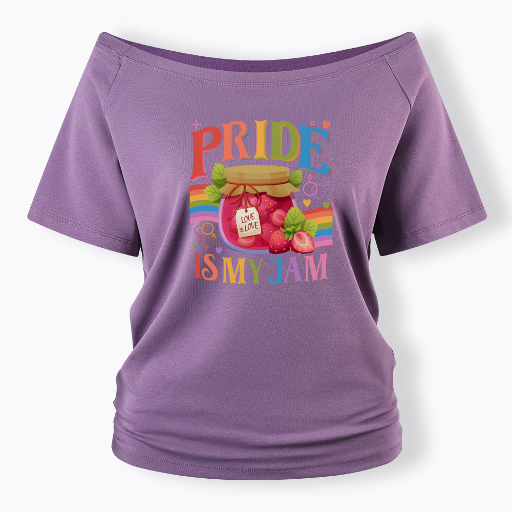 Pride Is My Jam Off Shoulder T-shirt